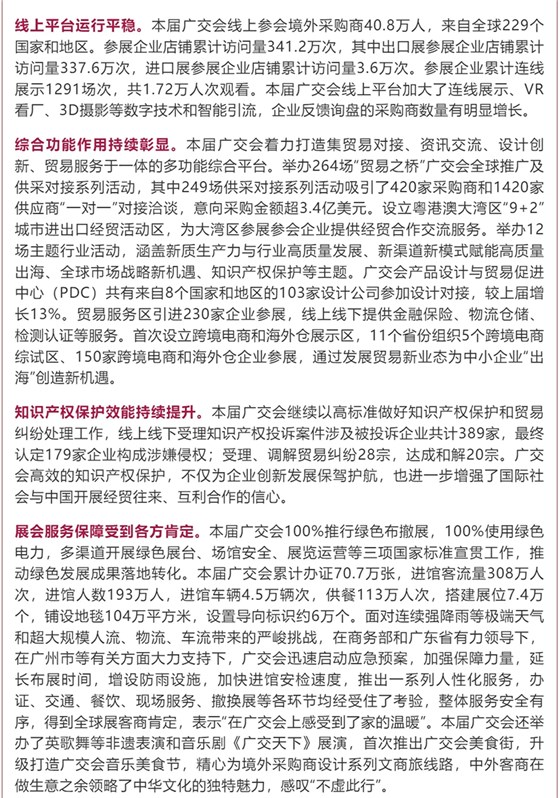 廣交會(huì)圓滿(mǎn)落幕