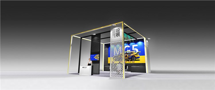 36㎡環(huán)保展臺(tái)設(shè)計(jì)搭建方案