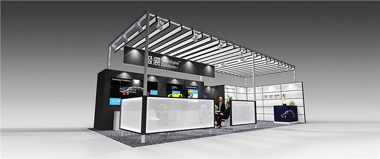72㎡環(huán)保展臺設計搭建方案