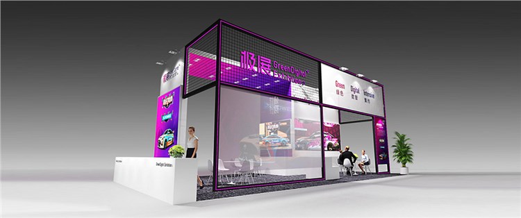 72㎡環(huán)保展臺設計搭建方案