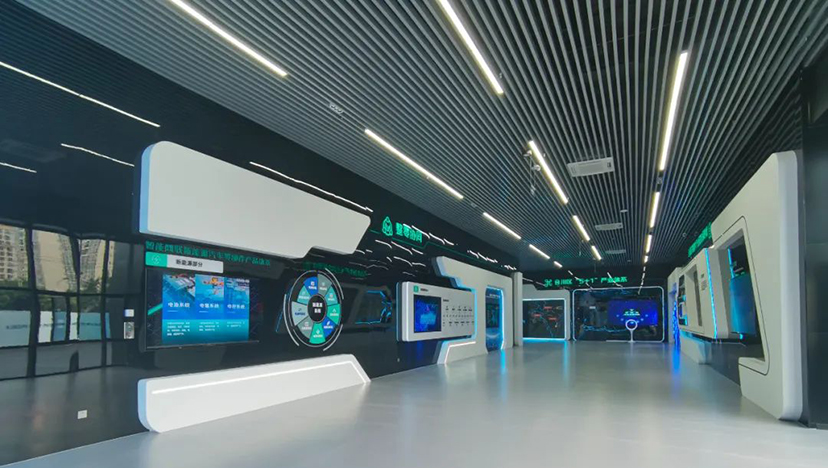 重慶市智能網(wǎng)聯(lián)新能源汽車零部件展示中心展廳設(shè)計(jì)